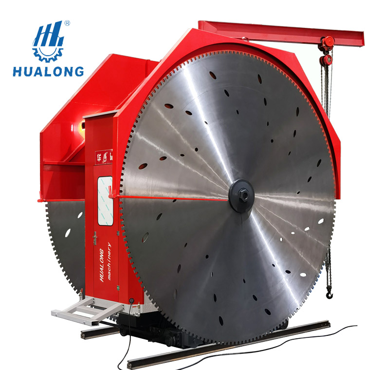 Hualong Stone Machinery Máquina de cantera de bloques de granito de 2 cuchillas de bajo costo y súper alta eficiencia y ahorro de energía Nueva máquina de bloques naturales 2QYK-4600